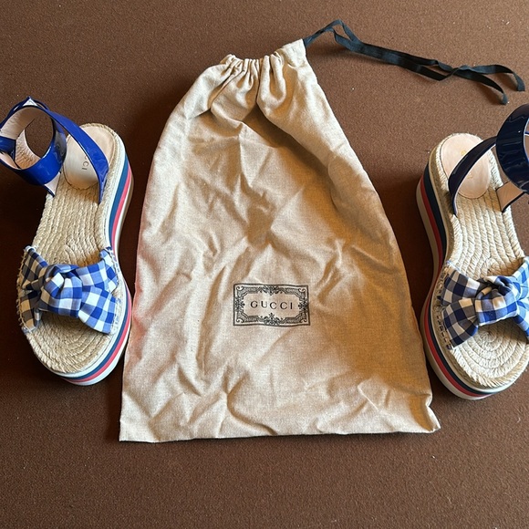 Gucci Sefir espadrille platform worn once - Picture 5 of 6